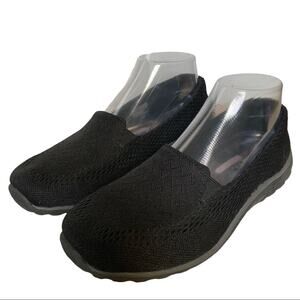 Skechers Reggae Fest Willows Shoes Black Air Cool NEW W 7.5